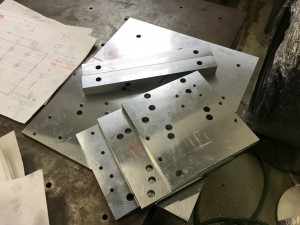 製作した治具板